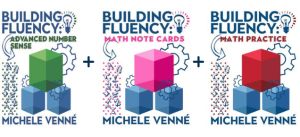 Building Fluency math bundle by Michele Venne