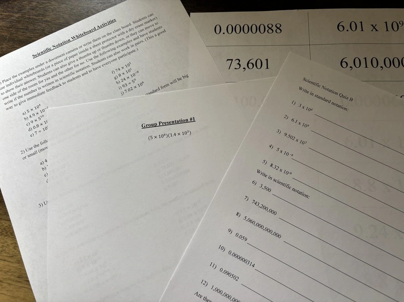 scientific notation by venne
